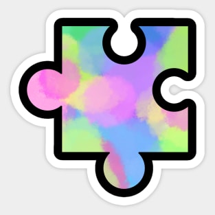 Colorful Puzzle (Autism) Sticker